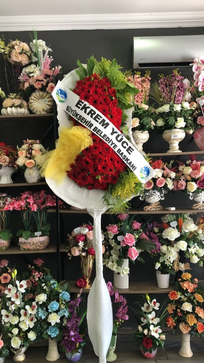 Ayaklı sepet kırmızı